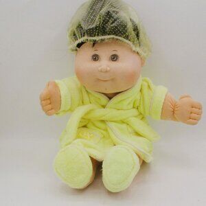 CPK Mattels First Edition 1995 Girl Black Hair 15” brown Eyes Outfit Shoes